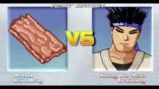 Mugen Battle Wood & Sandbag VS Kung fu Man & Ikemen Go Training char