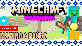 My MEGA Mansion! 🏘️Starting a NEW Minecraft Survival Series! (EP 1)🥱