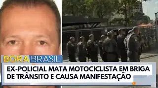 Ex-policial mata motociclista em briga de trânsito | Bora Brasil