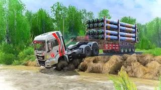 Top 5 Crazy Truck River Crossings
