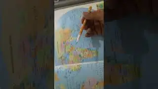 World Geography with Important Straits in Asia
