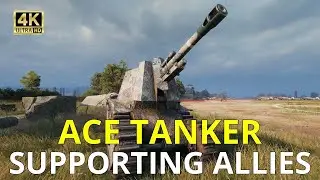 World of Tanks - 105 leFH18B2 - Artillery support - (WoT)