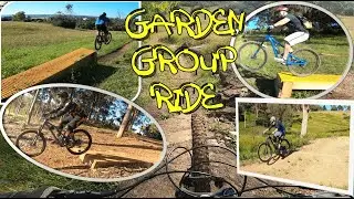Garden MTB Trails Group Fun | Showing some New Guys the Features #TWLBJ #loveyoukidsalways
