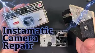 Vintage Kodak Camera Repair - Making an Instamatic 104 Frankenstein Camera from 3 Classics!