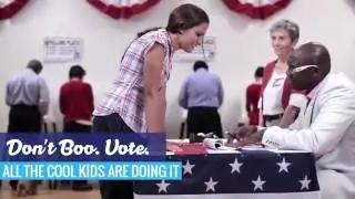 Don't boo. Vote.