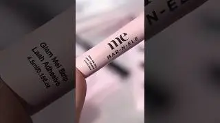 How to Apply False Lashes Like a Pro 👁️ | MAR-N-ELE Lash Glue Demo #falselashes #marnelebeauty