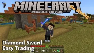 DIAMOND WEAPONS Easy & Cheaply in Minecraft Bedrock (MCPE/Xbox/PS5/PC/Switch)