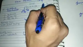 Force method to analyse continuous beam Urdu/Hindi
