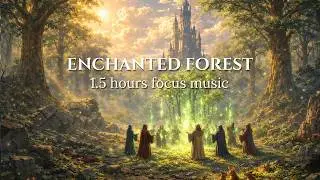Enchanted Forest Ritual | 1.5 Hours Mystical Fantasy Music for Writing & Deep Focus