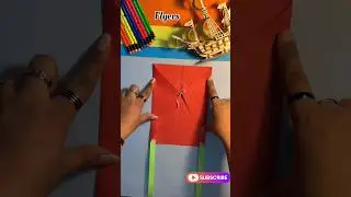 how to make kite , no stick kite making , easy paper kite
