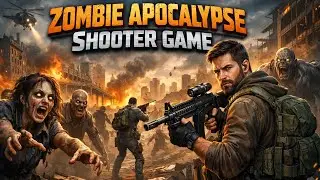 ONE MAN vs ZOMBIE APOCALYPSE 😱 | REALISTIC SHOOTER GAMEPLAY 