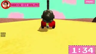 Sugar Rush Superraceway - Cake Plateau with Wreck-It Ralph