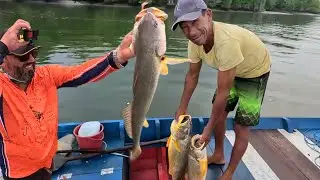 Usamos duas formas de pescar(vara de pesca e linha de m&atilde;o) VEJAM!