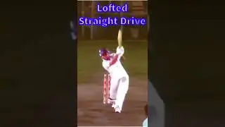 Cricket Love 🏏&hearts;️ Straight Drive ( Lofted ) Tutorial  #youtubeshorts #cricket #viral #shorts #ipl
