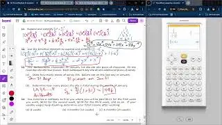Review sequences, series, and binomial theorem with NumWorks (Video 3)