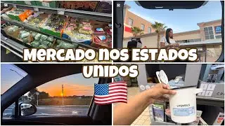 COMPRAS NO MERCADO AMERICANO SEMANAL | ROTINA DE GRÁVIDA UPDATE 🤰🏽🇺🇸🏡