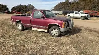 1988 Chevrolet GMT-400 Pickup - Gasoline | For Sale | January 13th