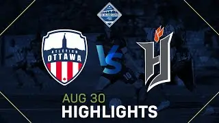 ATL&Eacute;TICO OTTAWA VS. FORGE FC HIGHLIGHTS - AUGUST 30, 2020