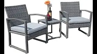 Review Patiorama 3 Pieces Outdoor Patio Furniture Set 2021