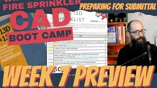 mCAD Winter 2024 Fire Sprinkler CAD Basics Boot Camp Week 7 Lecture and Q&A.