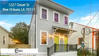 RENTED | 1227 CLOUET ST NEW ORLEANS LA 70117 | FOR RENT | COXE PROPERTY MANAGEMENT