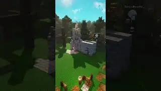 Minecraft:สร้างโรงตัดไม้ | Ziolet 🌲🏠 #shorts