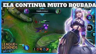PARTIDA RANQUEADA DE EVELYNN NA JUNGLE - League of Lengends Wild Rift | Lol Mobile