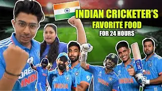 Eating INDIAN CRICKETER's Favorite Food For 24 Hours⏲🏏 | Food Challenge😋