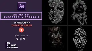 Animated Typography Portrait | After Effects Tutorial