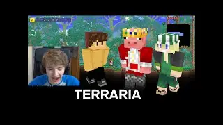 TommyInnit Plays Terraria With Wilbur, Technoblade, and Philza (SBI)