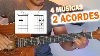 [SUPER F&Aacute;CIL] 4 M&uacute;sicas F&aacute;ceis de Tocar no Viol&atilde;o com 2 ACORDES para Iniciantes