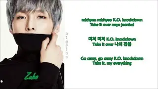 SF9 - K.O. (Rom-Han-Eng Lyrics) Color & Picture Coded