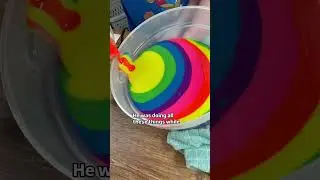 🌈 Pride Pop Rainbow CP Soap! Scented in sparkling raspberry & lime! #soap #rainbow #soaps #barsoap