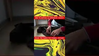Repairing An Expensive Jacket Using Gore-tex Fabric Patches