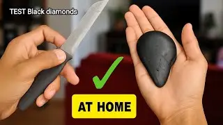  How to Identify Black Diamonds real (Carbonado) at Home