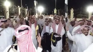 مبدأ قبيلة المفارجة من بنيوس بني الحارث عند قبيلة آل شداد من بنيوس بن الحارث |زواج نواف هزاع الحارثي