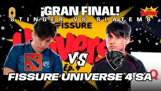 STINGER VS SLATEMS | LOW PROFILE VS PERRO NEGRO | FISSURE UNVIERSE 4 | DOTA 2