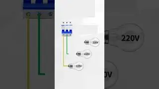 Convert 380V 3-Phase to Power 220V Bulbs &ndash; Easy Wiring Trick #wiring #electricaltips #voltage