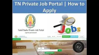Tn private Job portal | How to apply in Tamil