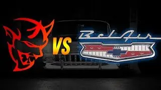Dodge Demon vs 1955 Chevrolet Bel Air DRAG RACE | Old School vs New School | Demonology