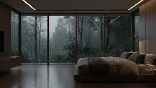 Dark Night Rain with Soft Piano 🌑🌧️🎹