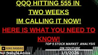 QQQ HITTING 555 IN TWO WEEKS! IM CALLING IT  #stockmarketcrash #stockmarket  #forex