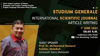 Studium Generale | International Scientific Journal Article Writing