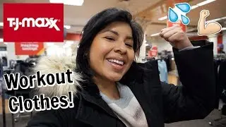 Come Shop With Me at TJMAXX for Workout Clothes! *NEW YEAR NEW ME!*