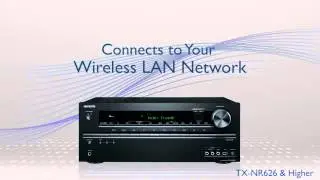 ONKYO - 2013 Network Receivers Features - Built-in Wifi