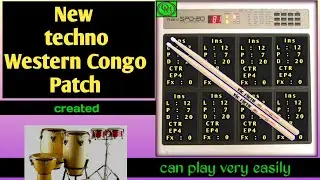 New Techno Western Congo Patch Created | Octapad music |