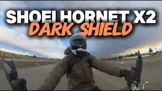 Установка дымчатого визора на Shoei Hornet X2 и крепления для GoPro!