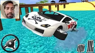 Water Surfer Car Floating Race E5 - Car Racing Game  - Android Gameplay