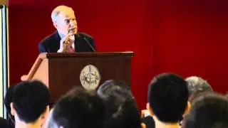 Kenneth Lieberthal and Richard Rogel speak in Hong Kong at the U-M Pan-Asia Reunion 2014