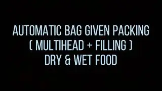 Automatic Bag Given Packing ( Multihead + Filling ) Dry & Wet Food
